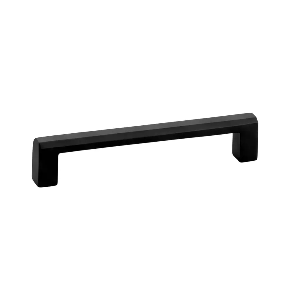 Paras SIGMA Cabinet Handle 128 mm Size Steel Material Black Matt Finish, 1571