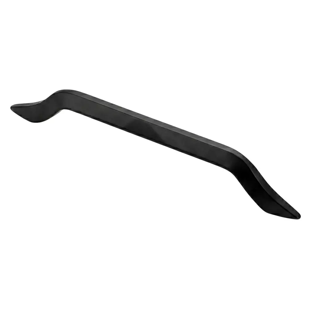 Paras WAVE Cabinet Handle 224 mm Size Steel Material Black Matt Finish, 1574