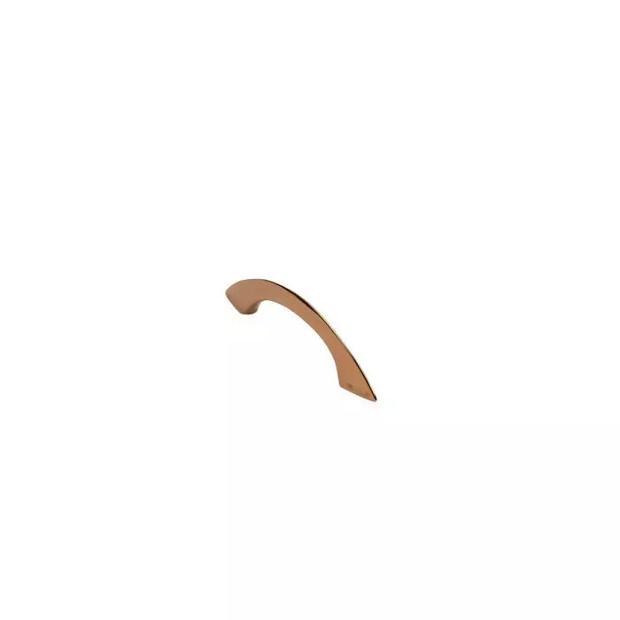 Hafele Drawer Handle Aeries Series 96 mm Hole Spacing Brass Material Rose Gold Finish, 100.05.110