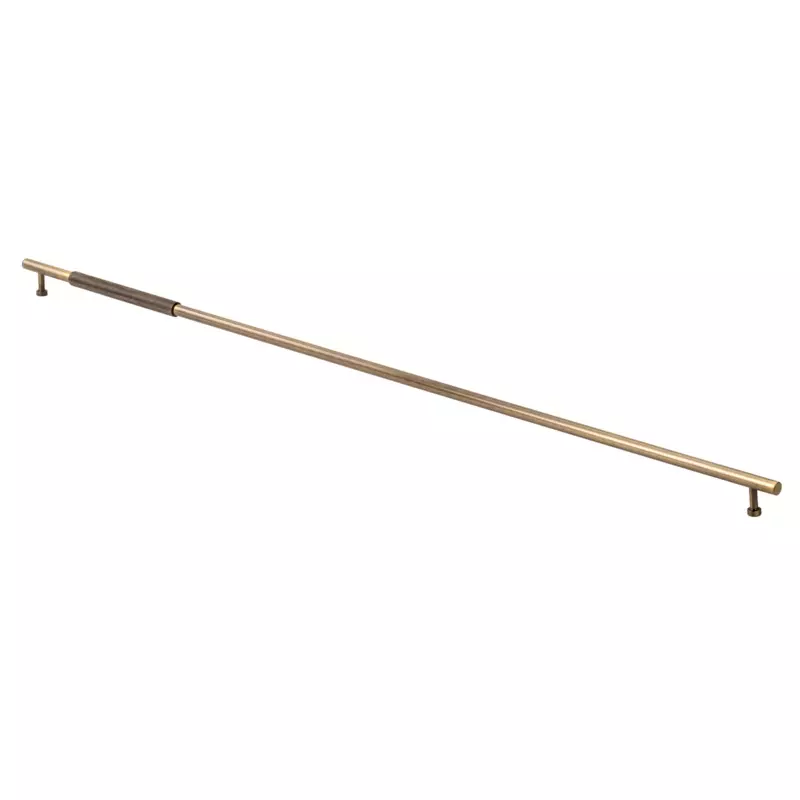 Hafele Drawer Handle Aeries Series 900 mm Hole Spacing Brass Material Antique Bras Finish, 100.05.171