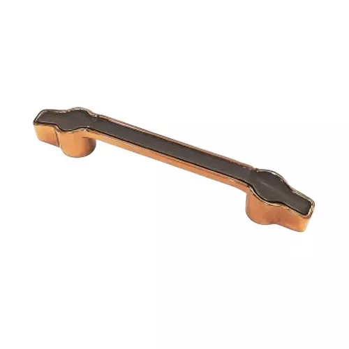 PRADO Cabinet Handle 224 mm Size for Drawers and Compartments, 103 RAINBOW BLACK SATIN