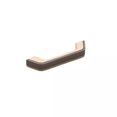 Altitude Cabinet Handle Size 160 mm Metal Body in RG/Black Satin Finish for Home & Office Furniture, 2213