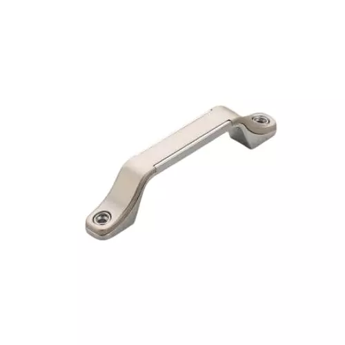 Altitude Cabinet Handle Thar Sreies Size 96 mm Metal Body CP/Satin Black Finish Front Screw Type for Home & Office Furniture