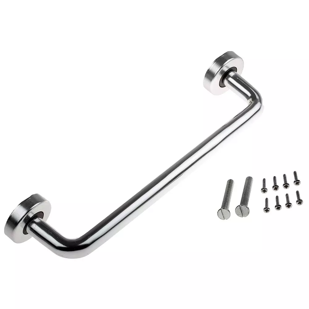 RS PRO Handle Aluminium Stainless Steel Arch Shape, 8946862