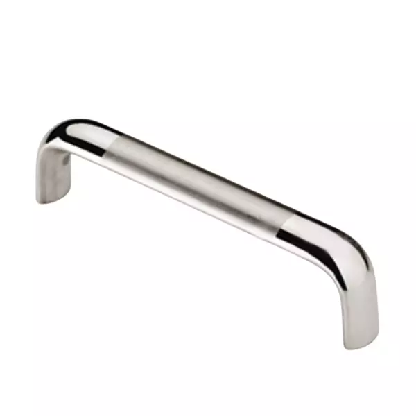 Paras OVAL Cabinet Handle 64 mm Size Steel Material Silver Satin Two-Tone (S.S.T.T) Finish, 1000