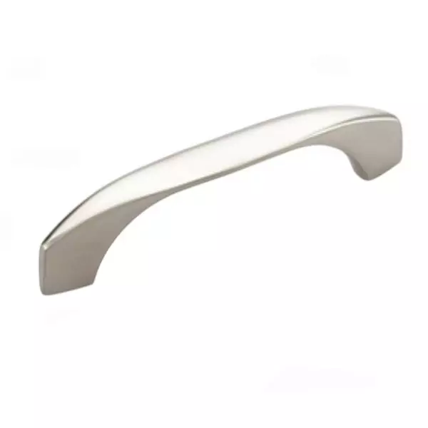 Paras VEGAS Cabinet Handle 96 mm Hole to Hole Distance Zinc Material Silver Satin (S.S) Finish, 1414