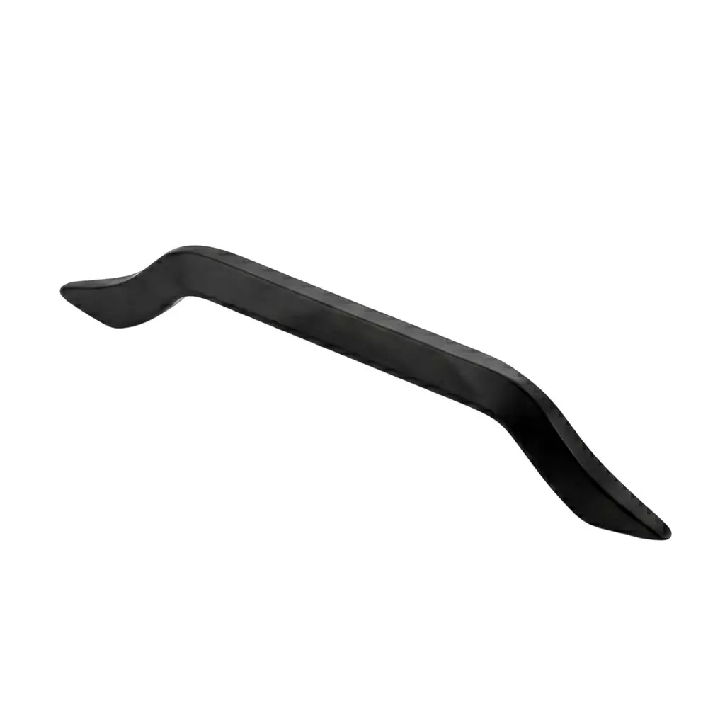 Paras WAVE Cabinet Handle 160 mm Size Steel Material Black Matt Finish, 1574