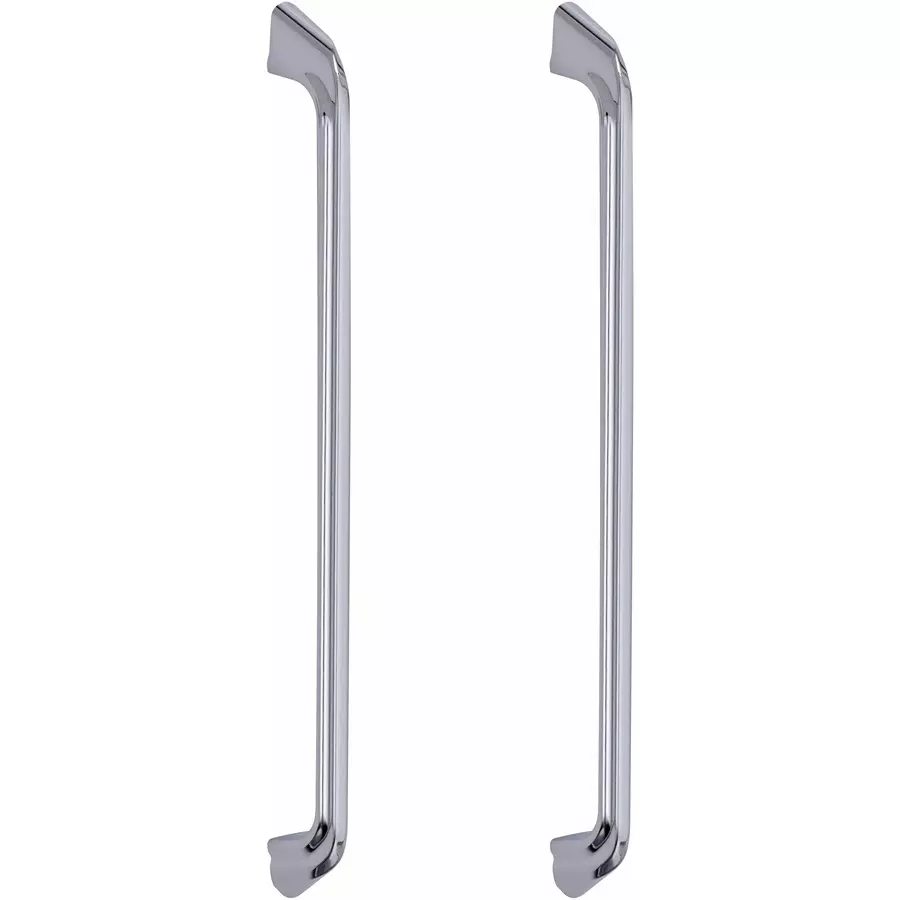 Atom Zinc Silver Glossy Finish Cabinet/Drawer Handle, CH-ZN-228-CP-12