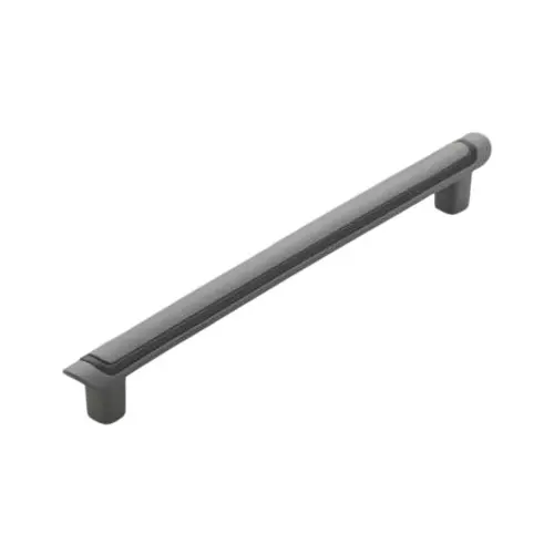 Altitude Cabinet Handle Size 288 mm Metal Body in Grey/Black Finish for Home & Office Furniture, 1577