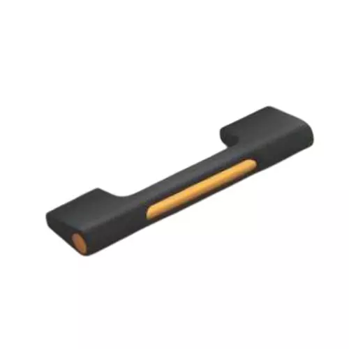 Altitude Wardrobe Handle Size 160 mm Metal Body Black/Gold Finish for Home & Office Furniture, A-52