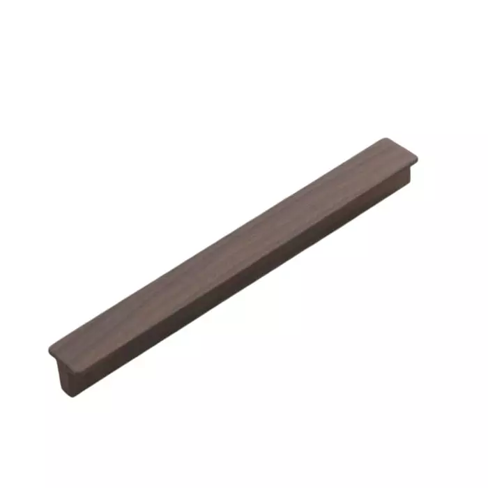 Altitude Wardrobe Handle Prism Series Size 32 mm Metal Body Walnut Wood Finish for Home & Office Furniture