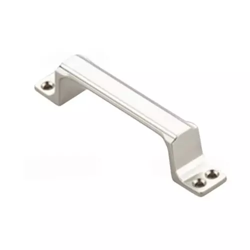 Paras DOUBLE SCREW Cabinet Handle 160 mm Hole to Hole Distance Zinc Material Silver Satin (S.S) Finish, 1333