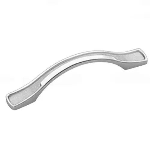 Paras LOOPER Cabinet Handle 96 mm Hole to Hole Distance Zinc Material Sparkle C.P Finish, 1410