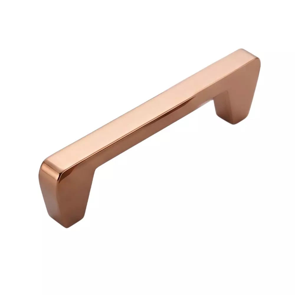Paras TRIANGLE LEG Cabinet Handle 128 mm Size Steel Material PVD Rosegold Finish, 1523