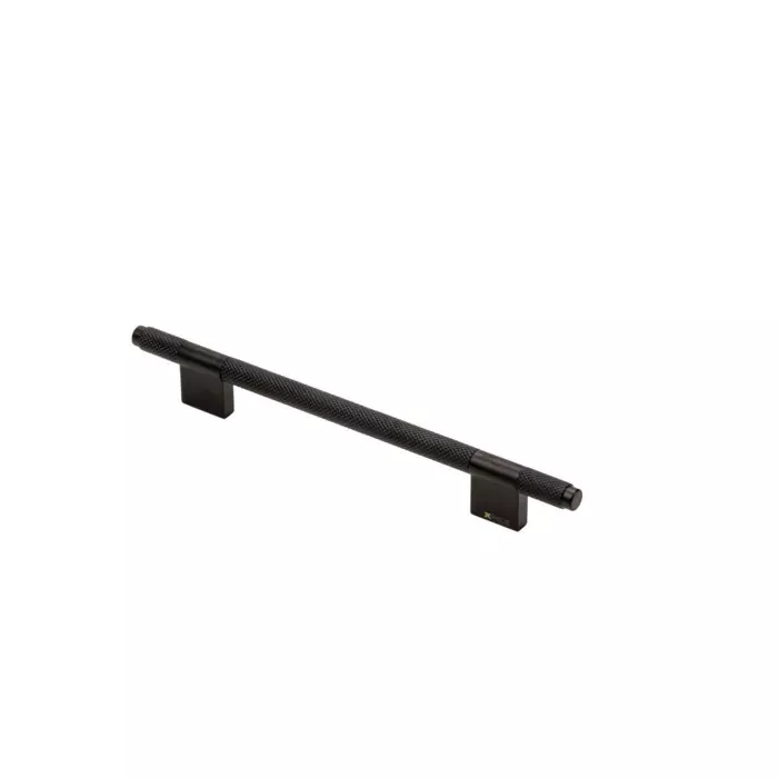 Hafele Drawer Handle Aeries Series 160 mm Hole Spacing Brass Material Matt Black Finish, 100.05.160