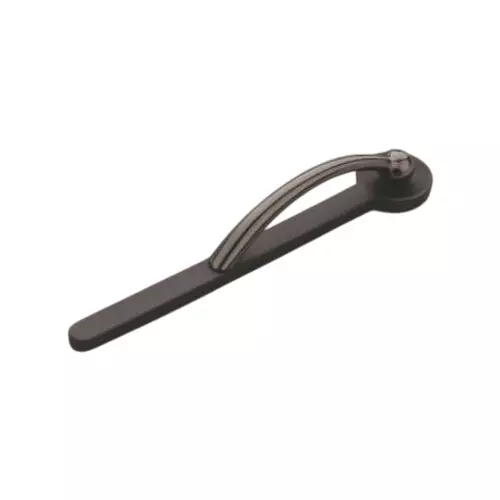 Altitude Cabinet Handle Size 160 mm Metal Body in Black/TT Finish for Home & Office Furniture, 1565