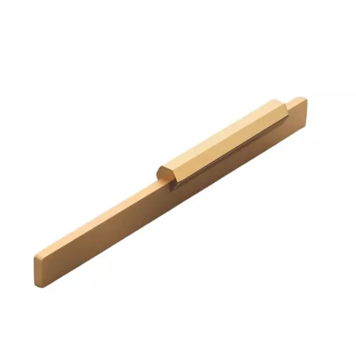 Altitude Wardrobe Handle Gold Finch Series Size 600 mm Metal Body Silk Gold/PVD Gold Finish for Home & Office Furniture