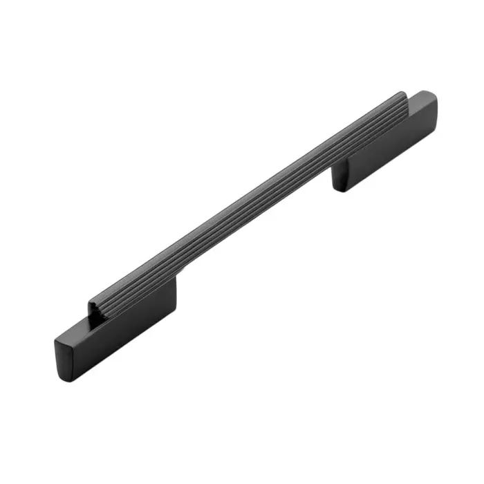 Paras DELTIN Aluminium Cabinet Handle Black Blast Finish, 1553 (Size: 128 - 900 mm)