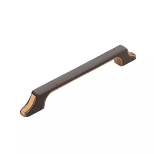 Altitude Metal Cabinet Handle Size 160 mm in R.Gold/Wenge Finish for Home & Office Furniture, 133