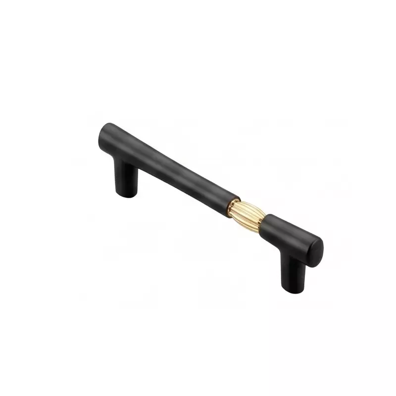 Paras BALL Cabinet Handle 160 mm Size Zinc Material Black Matt + Gold Finish, 1586