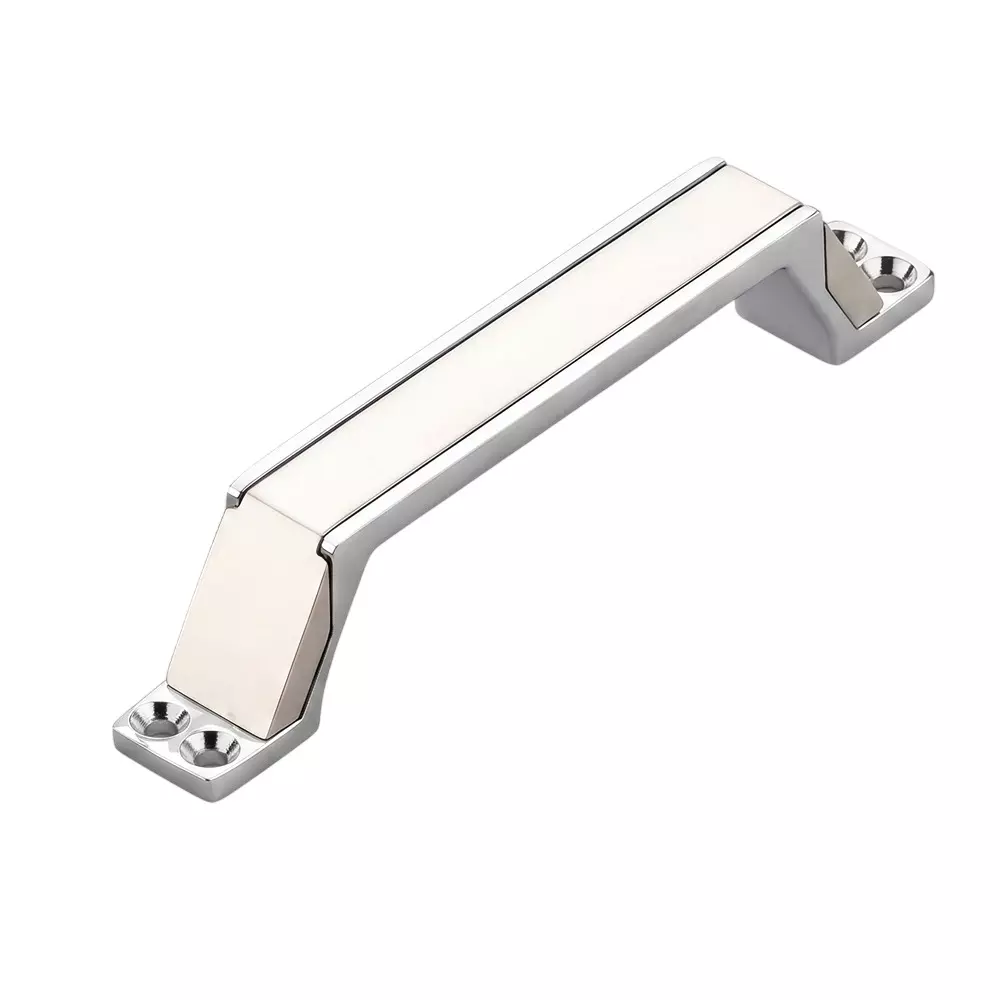 Paras DIVINE Cabinet Handle 160 mm Hole to Hole Distance Zinc Material S.S.C.P Finish, 1596