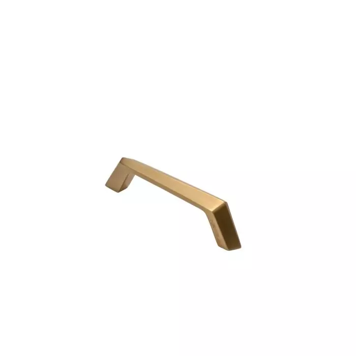 Hafele Drawer Handle Aeries Series 96 mm Hole Spacing Brass Material Matt Brass Finish, 100.05.030