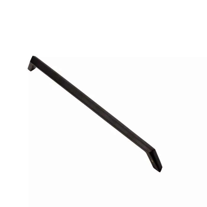 Hafele Drawer Handle Aeries Series 288 mm Hole Spacing Brass Material Matt Black Finish, 100.05.042