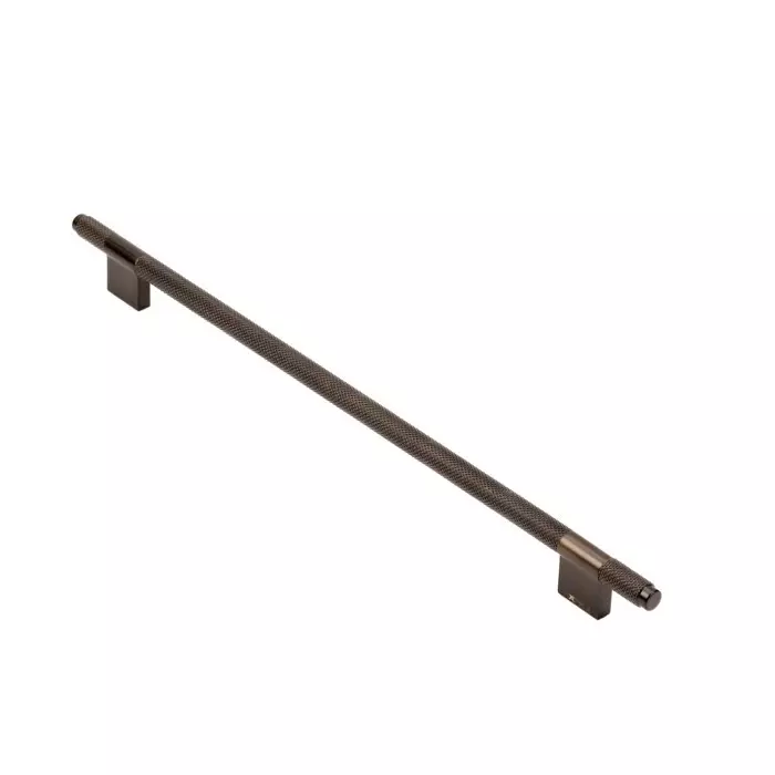 Hafele Drawer Handle Aeries Series 320 mm Hole Spacing Brass Material Matt Black Finish, 100.05.161