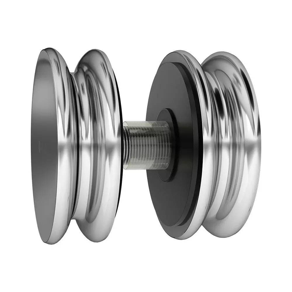 AIDO XL-C 5023A Steel Polished Chrome Finish Door Knob