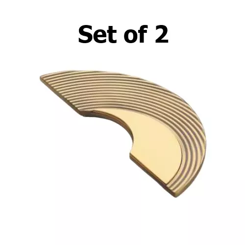 Altitude Glass Door Handle Size 8 inch (203.2 mm) Metal Body Antique Finish for Residential & Commercial Space, 277 (Set of 2)