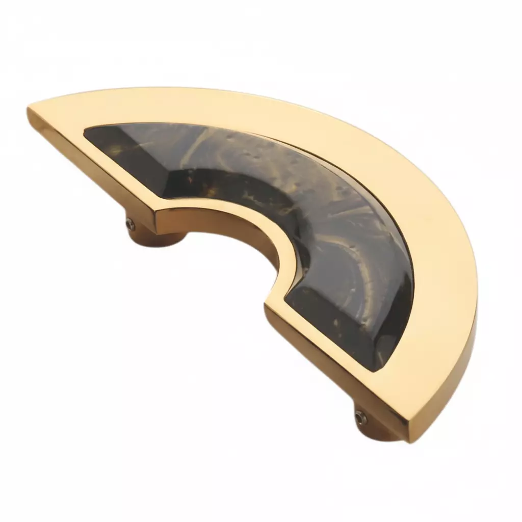 Altitude Glass Door Handle 96 mm Size Metal Body PVD Gold/G.Black Finish for Residential & Commercial Space, 1205