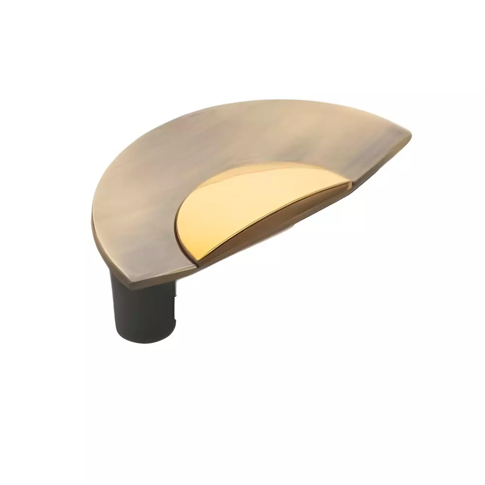Altitude Glass Door Handle Size 3 inch (76.2 mm) in Metal Body AB/PVD Gold Finish for Residential & Commercial Space, 5025