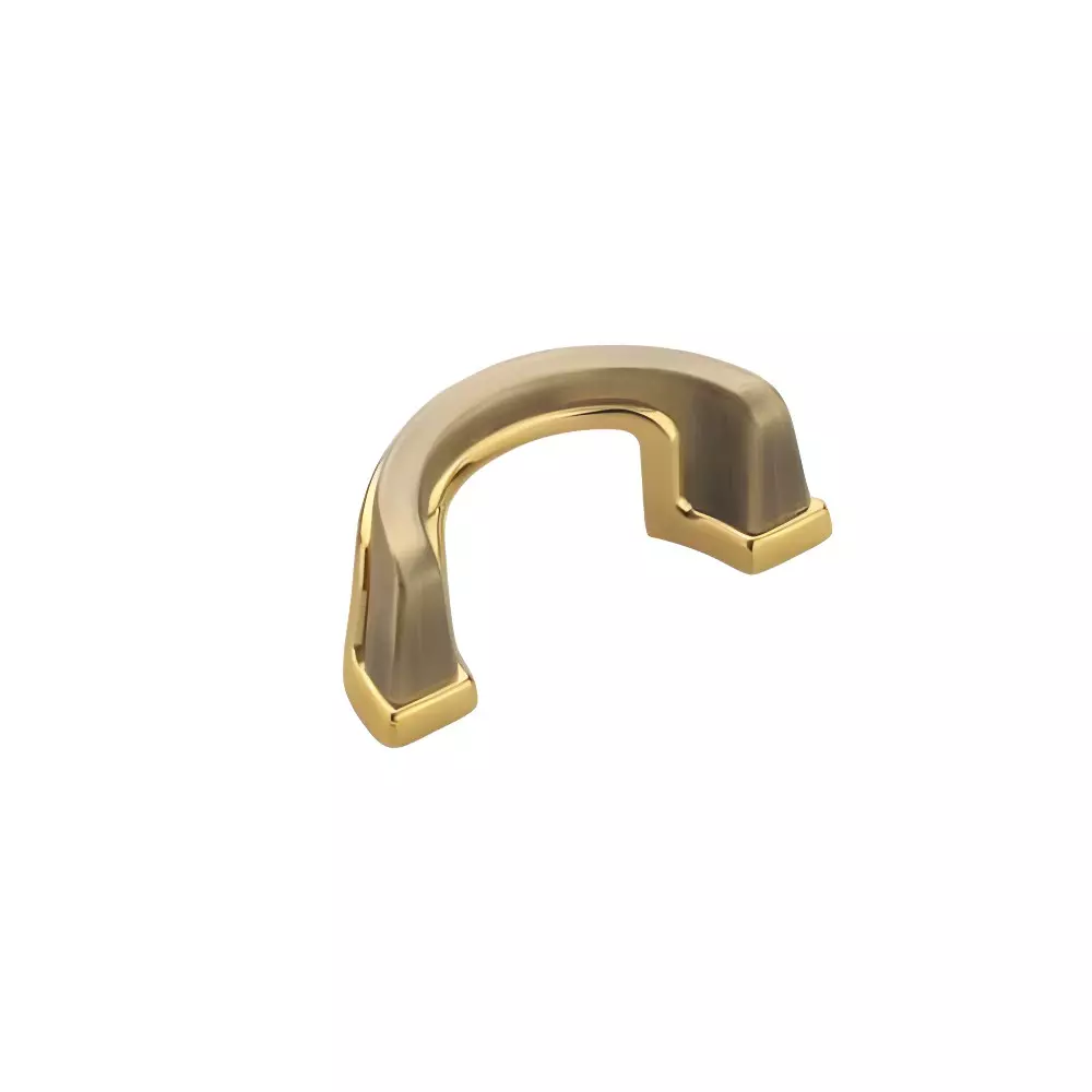 Altitude Glass Door Handle Size 3 inch (76.2 mm) in Metal Body PVD Gold/AB Finish for Residential & Commercial Space, 5026
