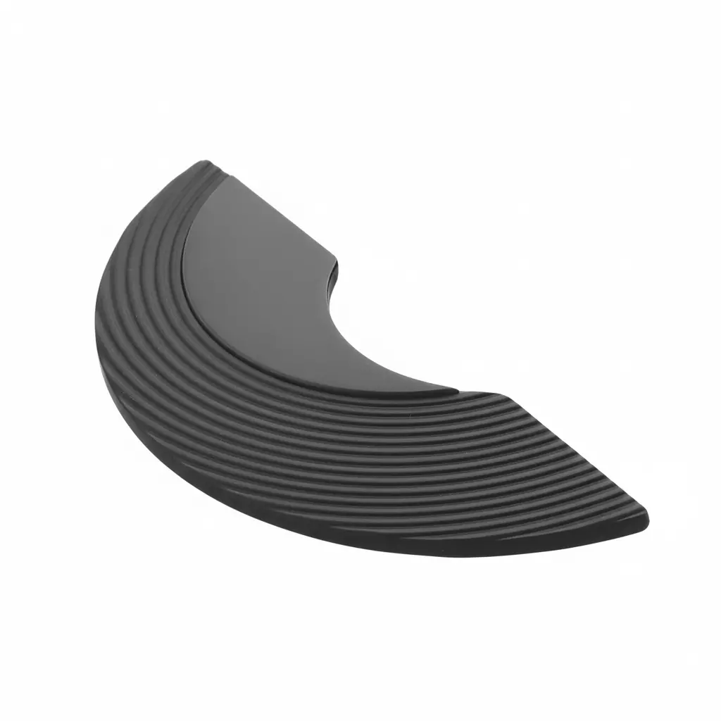 Altitude Glass Door Handle Size 8 inch (203.2 mm) Metal Body Black Finish for Residential & Commercial Space, 277 (Set of 2)