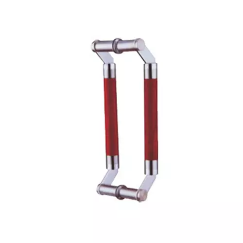 DORIO S Steel & Wood Glass Door Handle Robot 350 mm (14 inch), DC-203