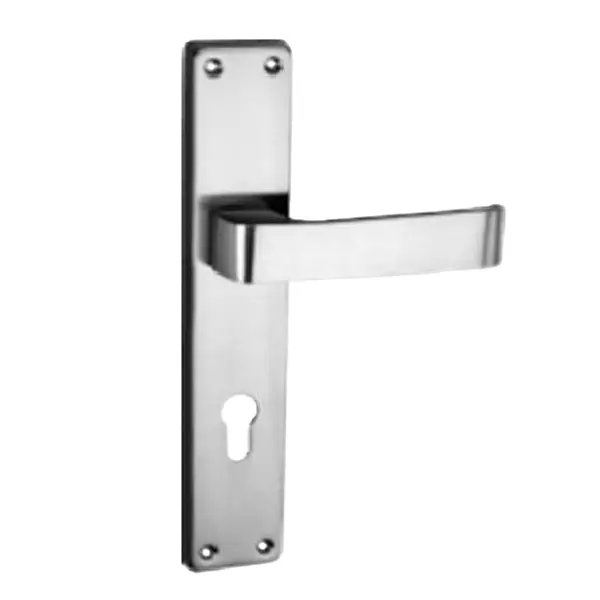 Tasa Mortise Handle Iron Stainless Steel Finish, MH-VISTA