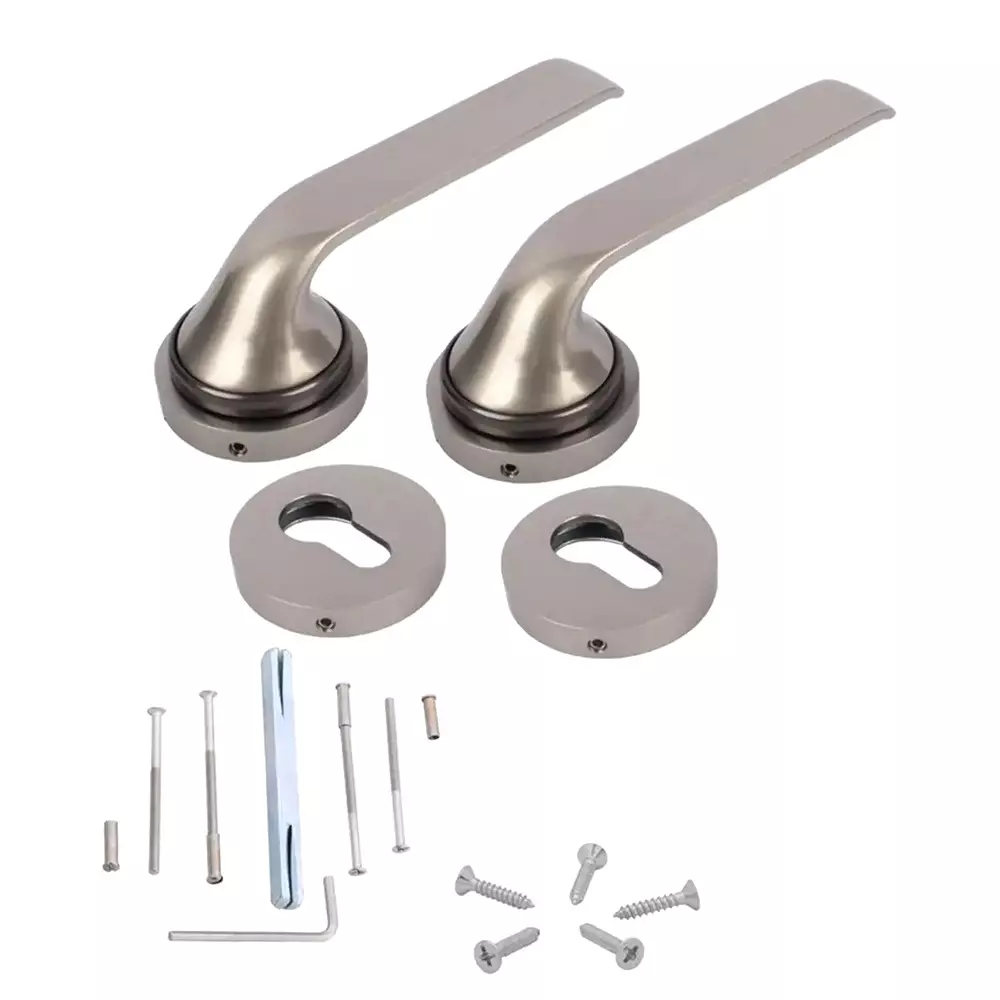 Magmus Mortise Handle Set Brass Satin / Black Finish (SJ - 377), 300501377.2071