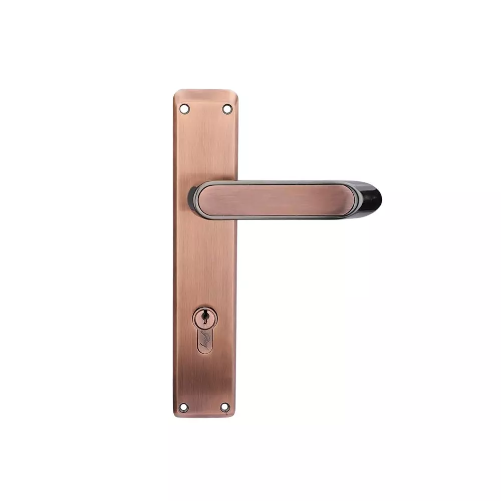 Godrej Door Handle Set 2C NEH 21 Black Antique Copper, 3554