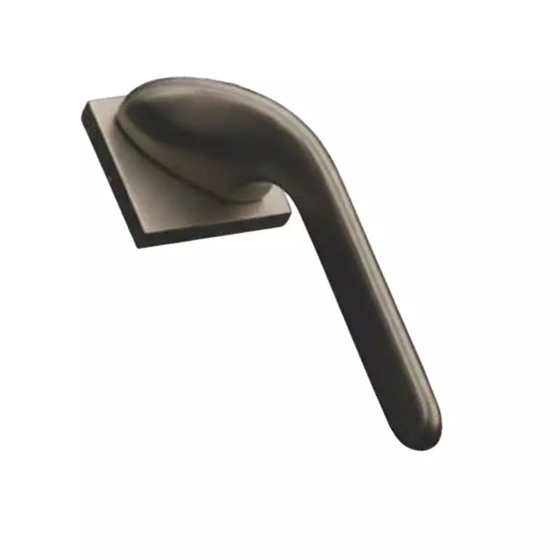 Harrison Right Hand Side Door Handle White Metal 250 mm Plate Size M/B Finish, 10200