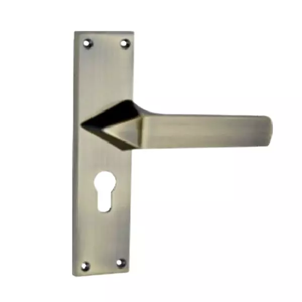Tasa Mortise Handle White Metal Antique Finish, Q-45