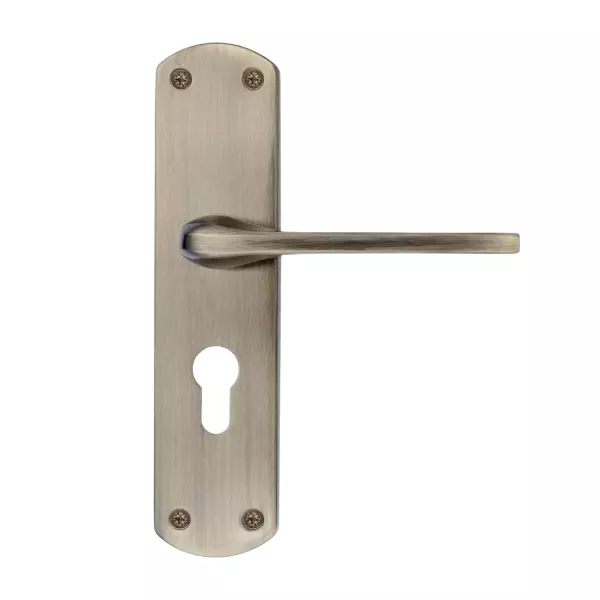 Godrej Door Handle Set 2C EM 02 Antique Brass 200 mm, 7697