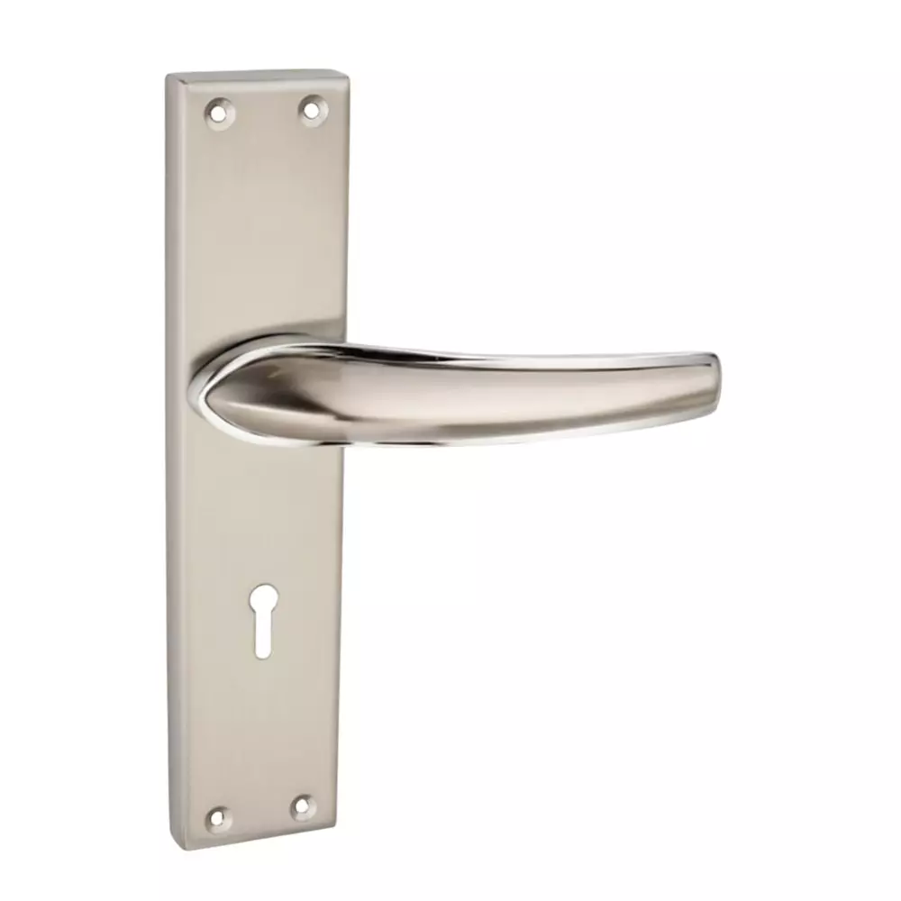 Harrison S-99 Right Hand Side Door Handle Zamak 3 200 mm Plate Size SS/CP Finish, 29007