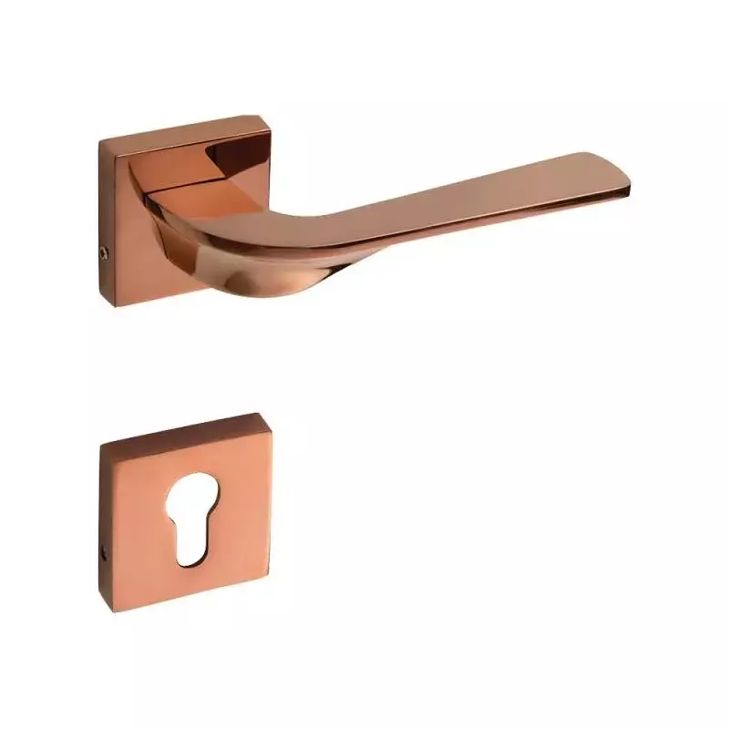 OZONE Nebula Series TAURUS Mortise Handle 45x85 mm High-Quality Zinc Alloy Rose Gold Finish 200 mm Length, OZH-NEB-TAU 8” ROSE GOLD