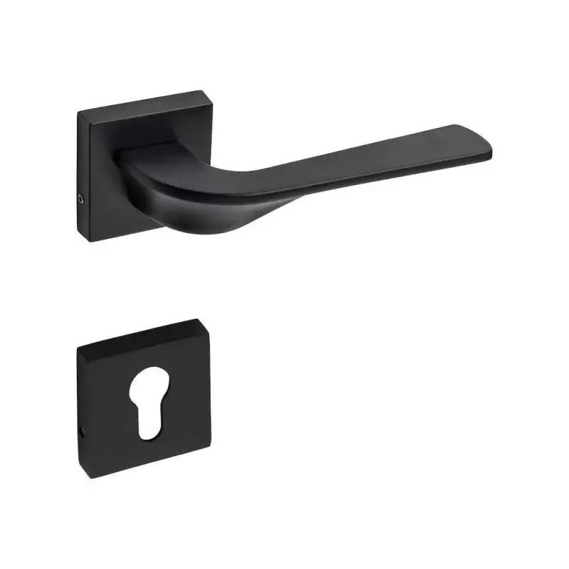 OZONE Nebula Series TAURUS 45x85 mm Mortise Handle High-Quality Zinc Alloy Black Matt Finish, OZH-NEB-TAU RS BM