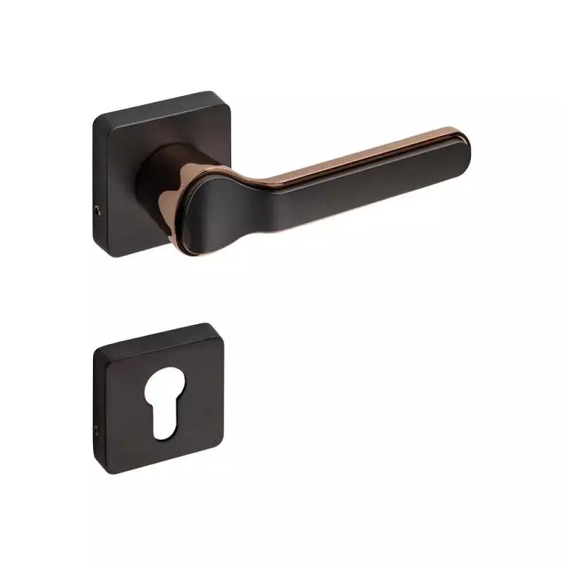OZONE Astro Series SIRIUS Mortise Handle 45x85 mm High-Quality Zinc Alloy Grey Rose Gold Finish 250 mm Length, OZH-AST-SIR 10” GREY ROSE GOLD