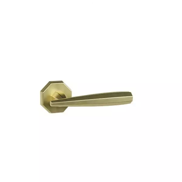 Quba Door Handle Zinc Alloy JBM Finish, Q 5014