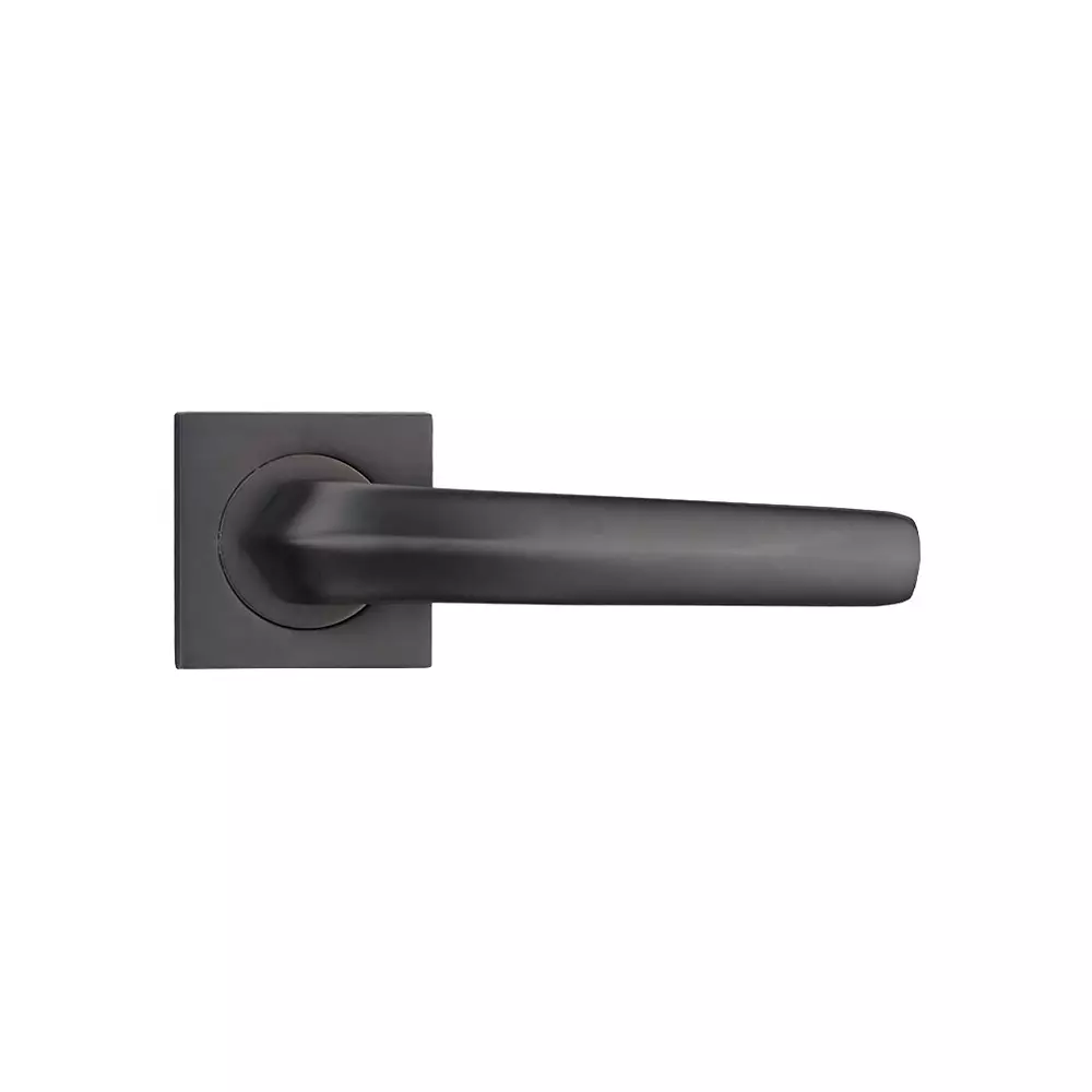 GODREJ NEH 20 Rose Handle 28 to 40 mm Door Thickness Stainless Steel Matte Black Nickel Finish, 3326