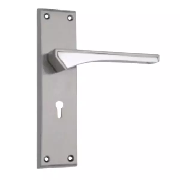 Tasa Mortise Handle White Metal Antique Finish, Q-40