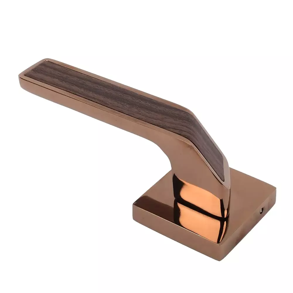 Magmus Mortise Handle Set Brass PVD Rose Gold / Qubic Finish (SJ - 375), 400501375.5109