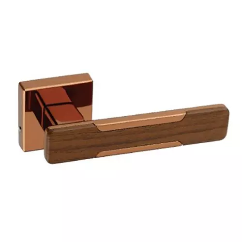 Europa Mortise Handle Dual Tone Rose Zinc, GMHZR669